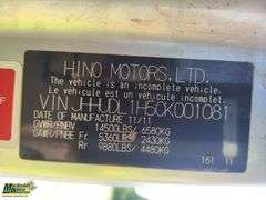 2012  Hino  155  S/A  Deck Truck
