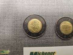 Canada Commemorative QE II Blk Toonies  - Qty.3