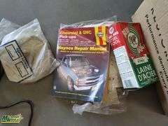 Box of Miscellaneous Parts and Knife Sharpener - Qty. 1