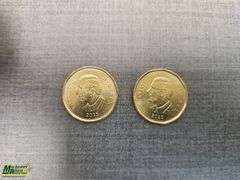 2 Canada 150th Anniversary Supreme Court of Canada  Loonies One Colorized