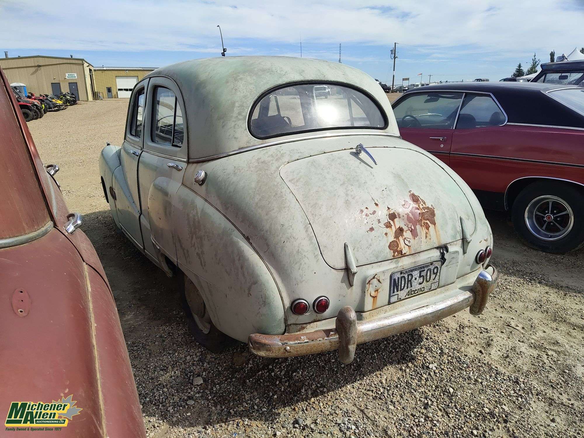 Non-Running 1954 Austin A40 c/w Austin 4dr (parts car) - Michener