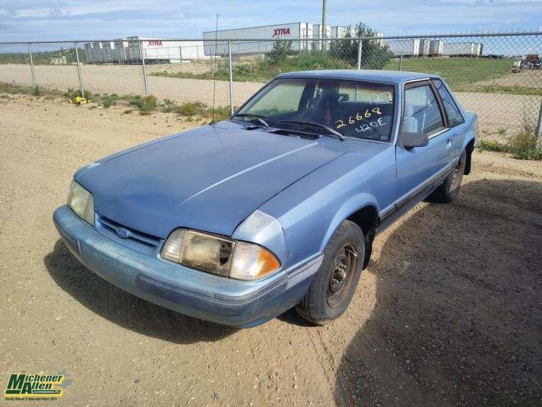 Non-Operable  1990  Ford  Mustang  LX