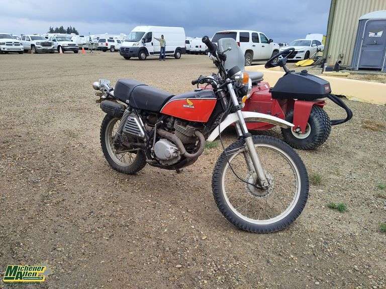 Non-Operable  1976  Honda   XL350  Dual Sport Bike