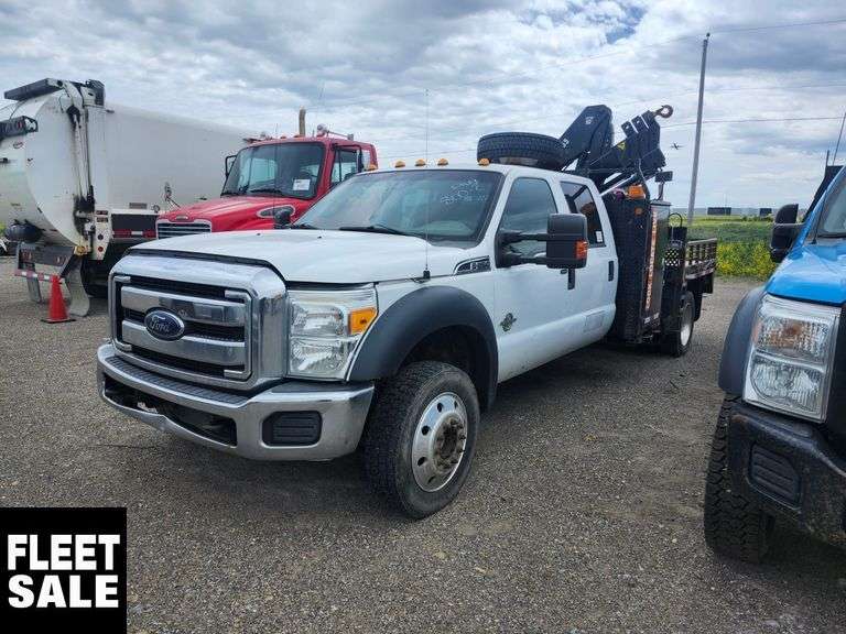 Non-Operable  2015  Ford  F-550 Super Duty  S/A  Crane Truck