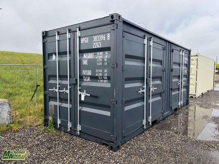20'  6  Door  Single Use  Sea Container