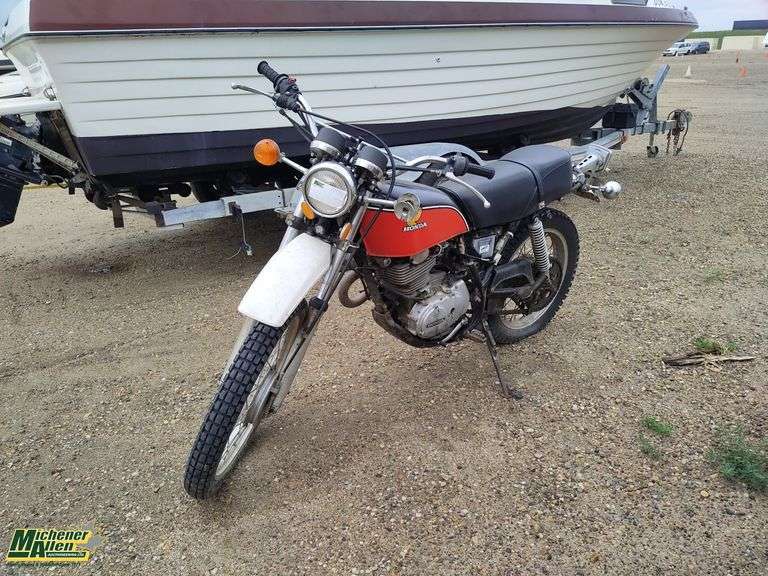 Non-Operable  1976  Honda   XL350  Dual Sport Bike