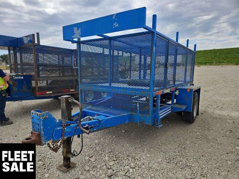 2010 Fab Tech S/A 10Ft 6in Cage Trailer