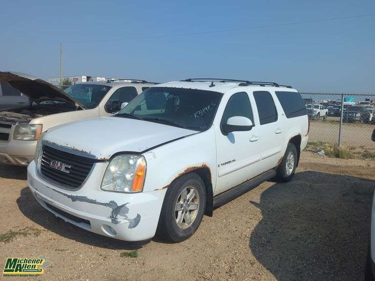 Non-Operable  2007  GMC  Yukon XL  4WD SLT 4dr SUV w/4SA