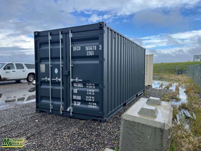 20'  2  Door  Single Use  Sea Container