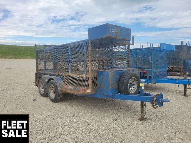 2016 Oasis T/A 12 ft. 6 in. Cage Trailer