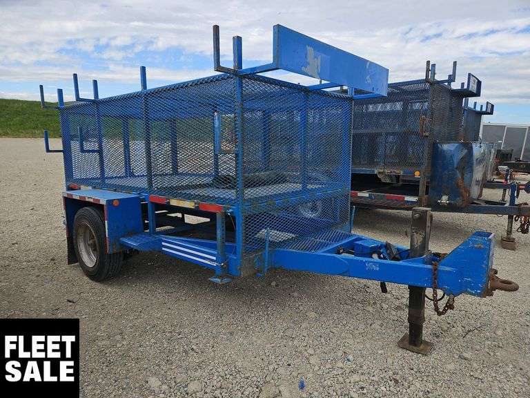 2010 Fab Tech S/A 10Ft 6in Cage Trailer