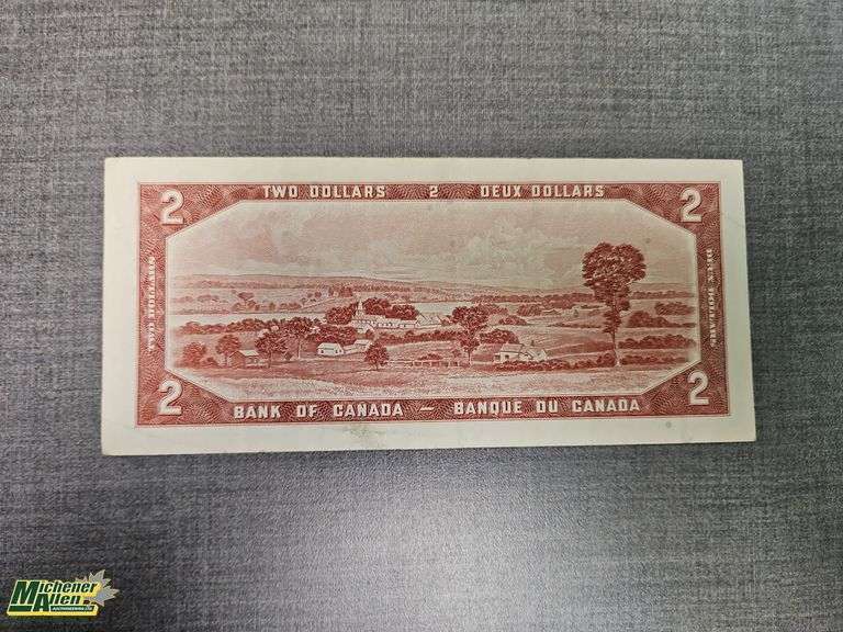 1954 Bank of Canada 2 Dollar Note - Qty.1