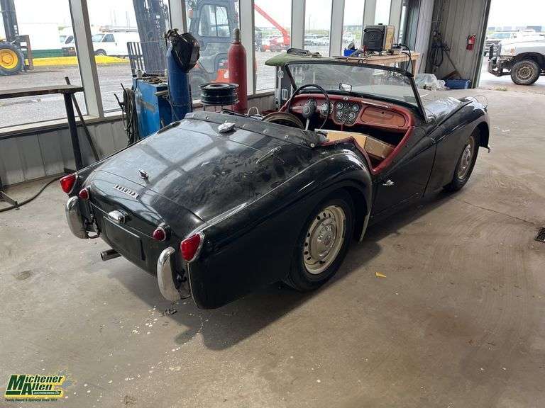 Non-Running  1962  Triumph  TR3A  2dr Convertible