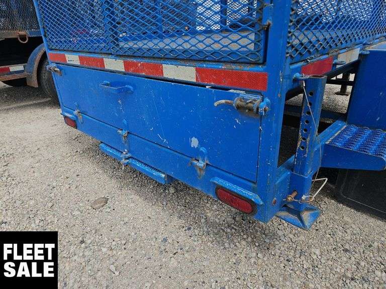 2010 Fab Tech S/A 10Ft 6in Cage Trailer