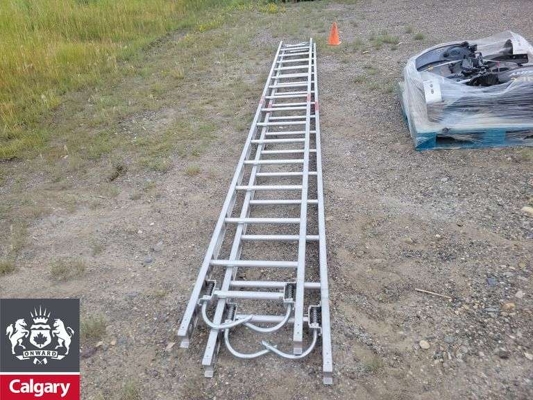 2x Aluminum Ladder 216 inches - Michener Allen Auctioneering Ltd