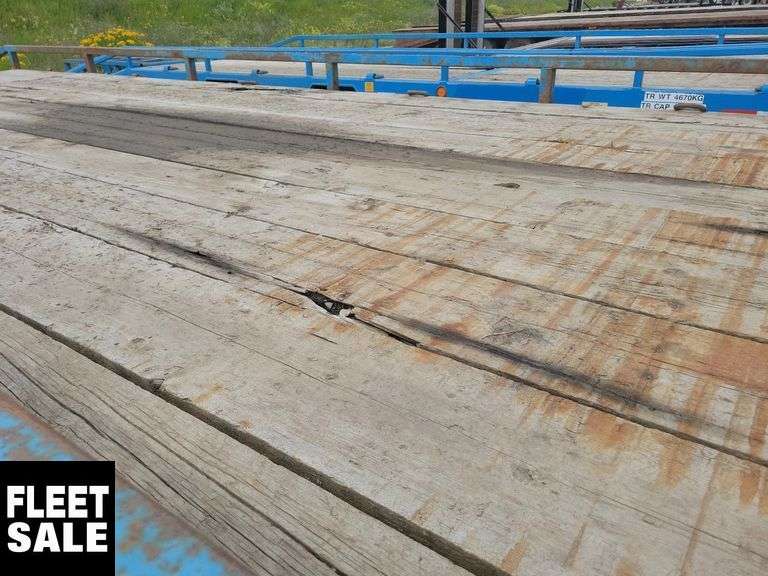 2008  Double A Trailers  T/A  30 ft.  Pintle Hitch Equipment Trailer