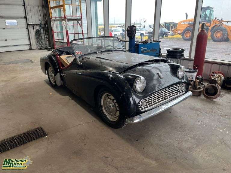 Non-Running  1962  Triumph  TR3A  2dr Convertible
