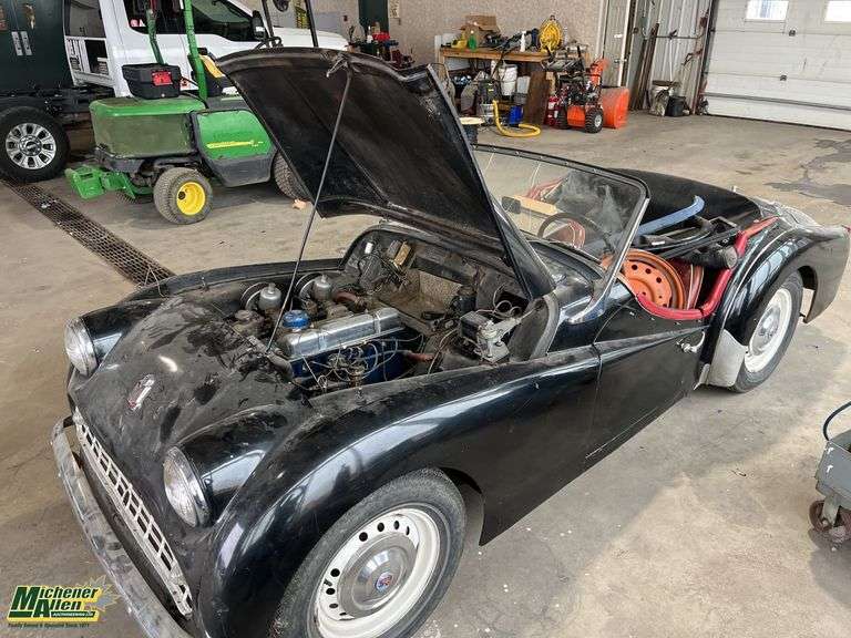 Non-Running  1962  Triumph  TR3A  2dr Convertible