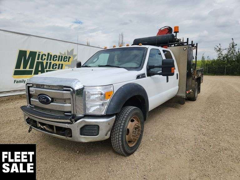 2016  Ford  F-550 Super Duty  S/A  Fassi F65  Picker Deck Truck
