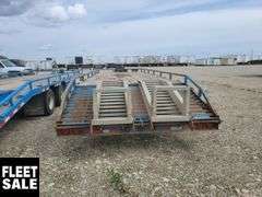 2008  Double A Trailers  T/A  30 ft.  Pintle Hitch Equipment Trailer