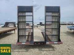 2014  Double A Trailers  T/A  26 ft.  Pintle Hitch Equipment Trailer