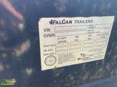 2009  Falcan  T/A  20  Ball Hitch Equipment Trailer