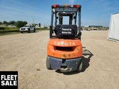 Toyota  7FGU25  3750  LBS  Forklift