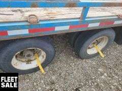 2008  Double A Trailers  T/A  30 ft.  Pintle Hitch Equipment Trailer