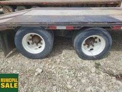 2014  Double A Trailers  T/A  26 ft.  Pintle Hitch Equipment Trailer