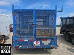 2015 Oasis T/A 12 ft. Cage Trailer