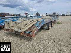 2008  Double A Trailers  T/A  30 ft.  Pintle Hitch Equipment Trailer