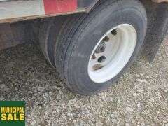 2014  Double A Trailers  T/A  26 ft.  Pintle Hitch Equipment Trailer