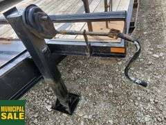 2014  Double A Trailers  T/A  26 ft.  Pintle Hitch Equipment Trailer