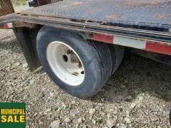 2014  Double A Trailers  T/A  26 ft.  Pintle Hitch Equipment Trailer