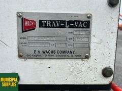2009  EH Wachs  Trav-L-Vac  S/A  Hydro Vacuum Trailer