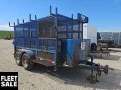 2015 Oasis T/A 12 ft. Cage Trailer