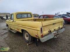 Non-Running  1969  Ford  F250 Custom Cab CAMPER SPECIAL