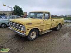 Non-Running  1969  Ford  F250 Custom Cab CAMPER SPECIAL