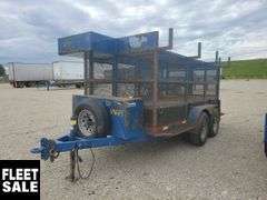 2016 Oasis T/A 12 ft. 6 in. Cage Trailer