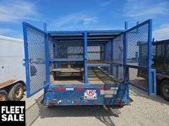 2015 Oasis T/A 12 ft. Cage Trailer