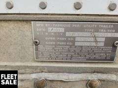 2004  Utility Trailer Mfg. Co.  53Ft  T/A  Dry Van Trailer