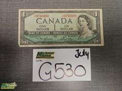 1954 Bank of Canada One Dollar Note - Qty.1