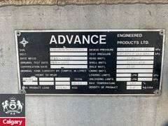 1996  Advance  Non Code  T/A  Water Tank Trailer