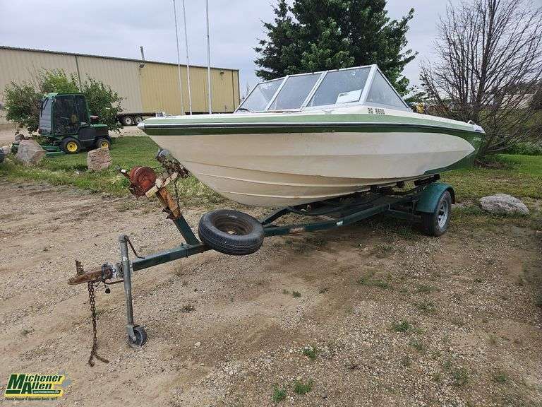 1977  Glastron   C/W Calkins Trailer Vin SK400139743  Calkins