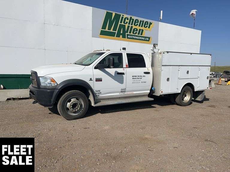2012 Ram 5500 4X4 S/A Service Truck - Michener Allen Auctioneering Ltd