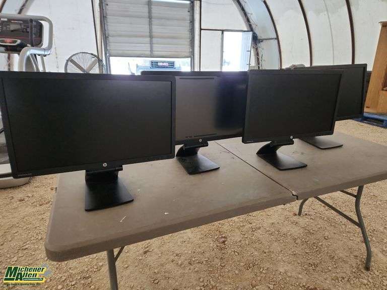 Lot Of 4 Hp Elite Display E231 Monitors
