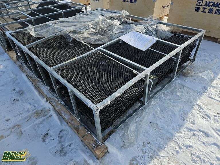 Crate of 18 Unused TQ 12mm Special Screen Mesh for Vibrating Screens ...