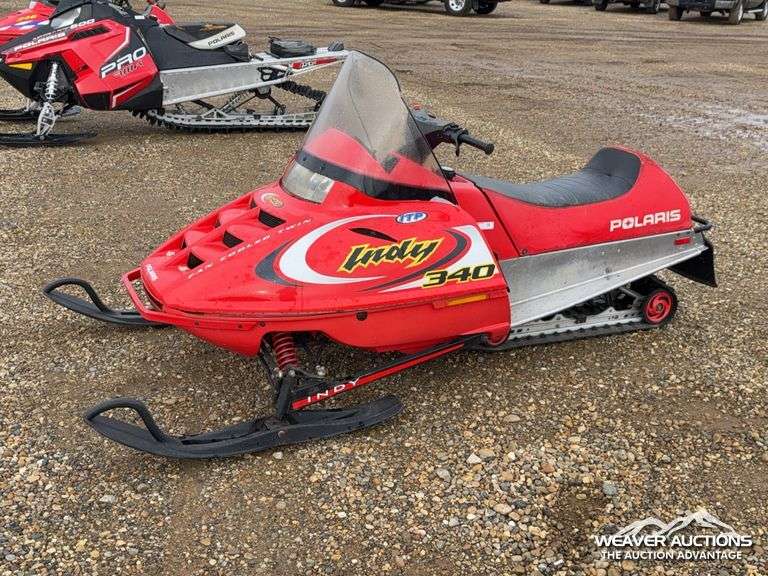 Non-Operable 2001 Polaris Indy Lite 340 Snowmobile - Weaver Bros ...