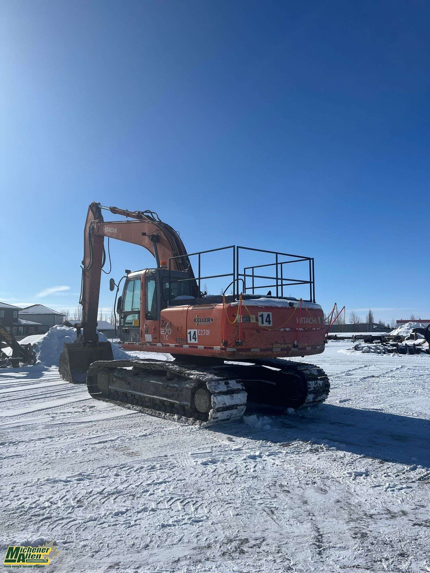 2002 Hitachi ZX270-LC Excavator - Michener Allen Auctioneering Ltd