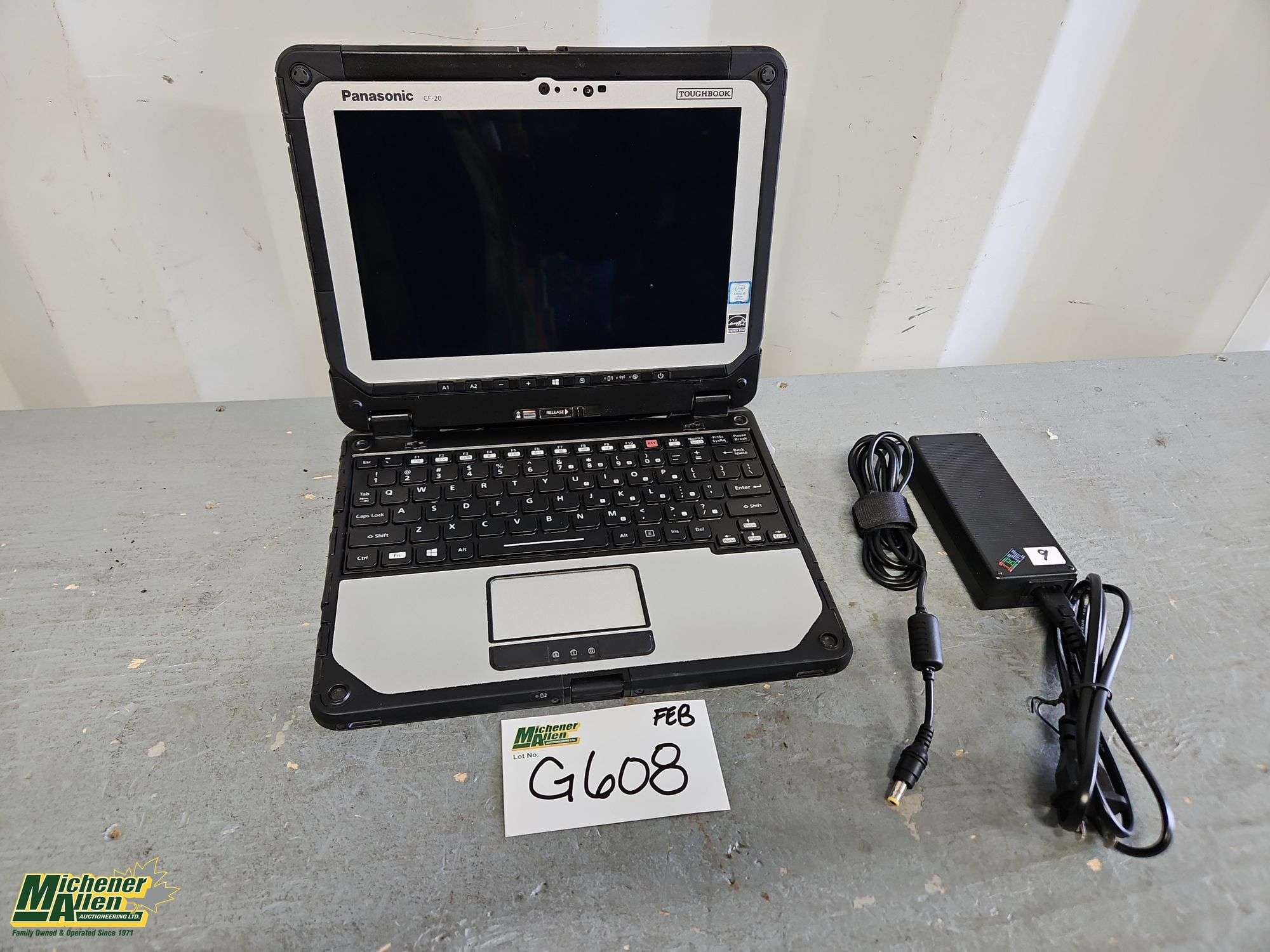 Panasonic CF-20 ToughBook Tablet with Keyboard and Charger - Qty 1